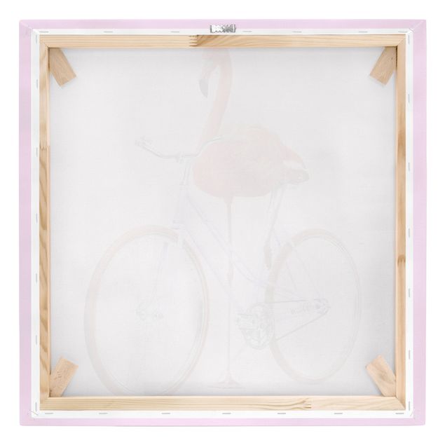 Tavlor Jonas Loose Flamingo With Bicycle