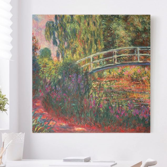 Konststilar Impressionism Claude Monet - Japanese Bridge In The Garden Of Giverny