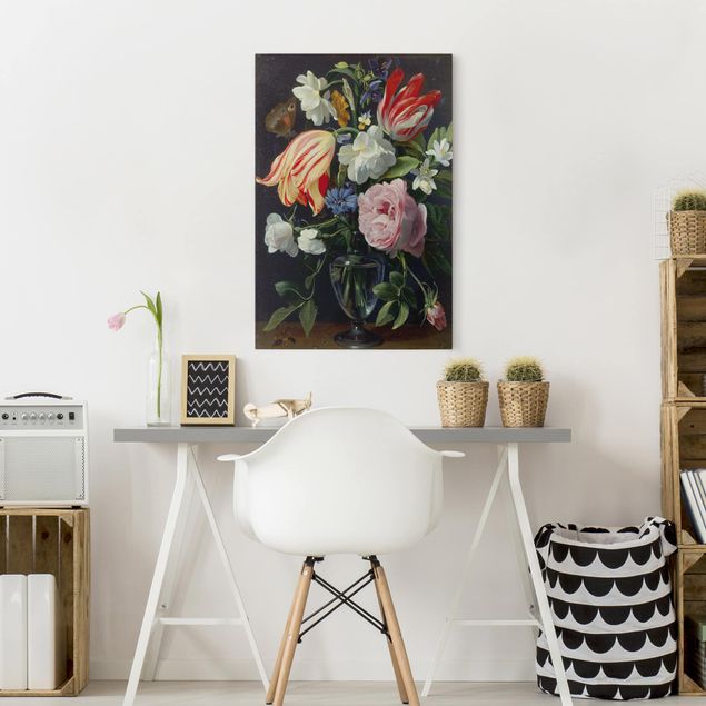 Konststilar Daniel Seghers - Vase With Flowers