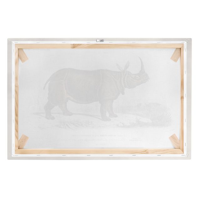 Tavlor brun Vintage Board Rhino