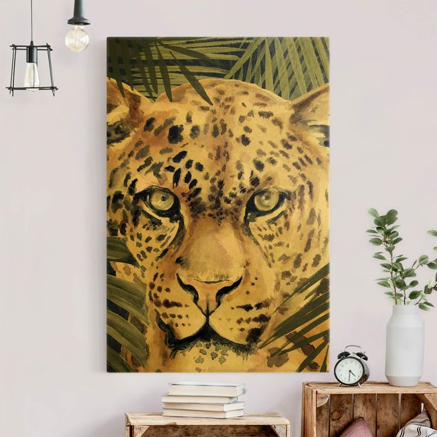 Tavlor djungel Leopard In The Jungle