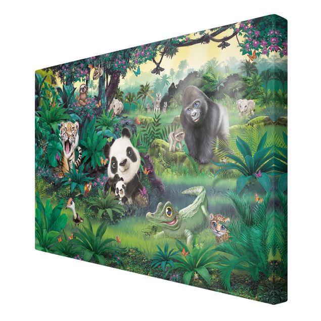 Tavlor pandor Jungle With Animals