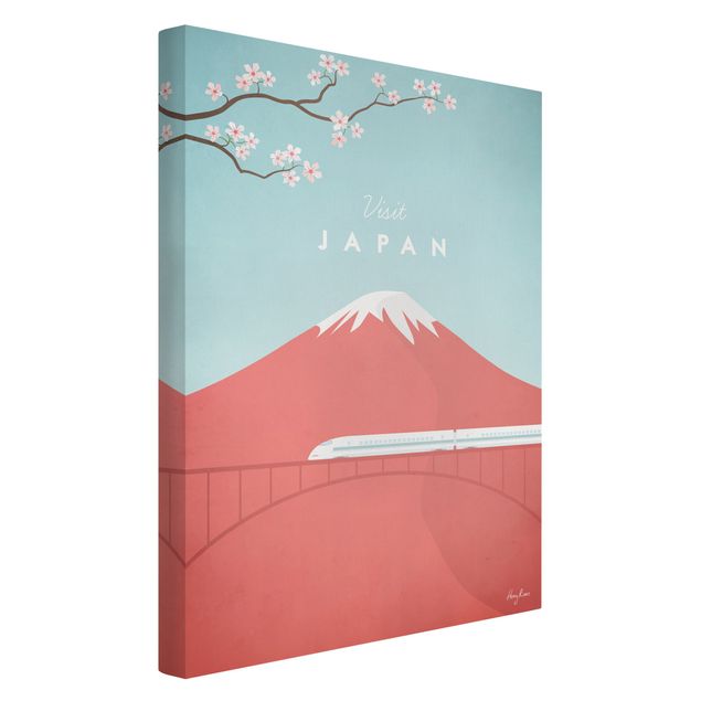 Tavlor landskap Travel Poster - Japan