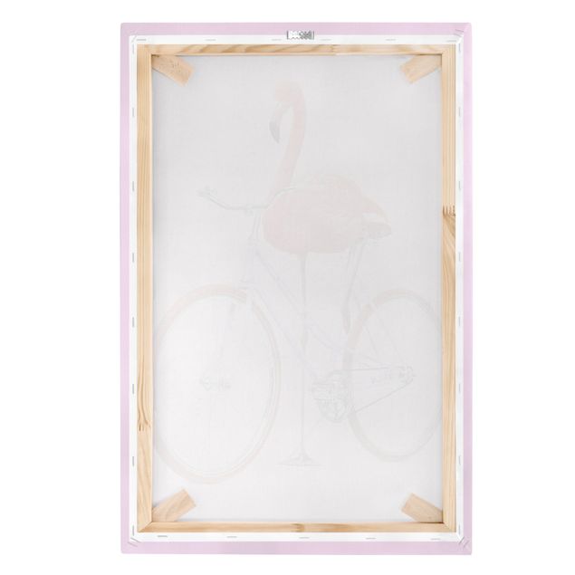 Tavlor Jonas Loose Flamingo With Bicycle