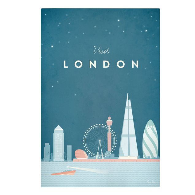 Tavlor arkitektur och skyline Travel Poster - London
