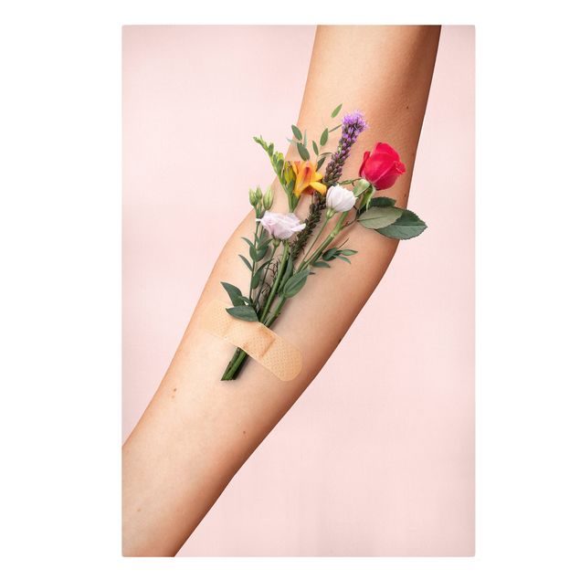 Tavlor blommor  Arm With Flowers