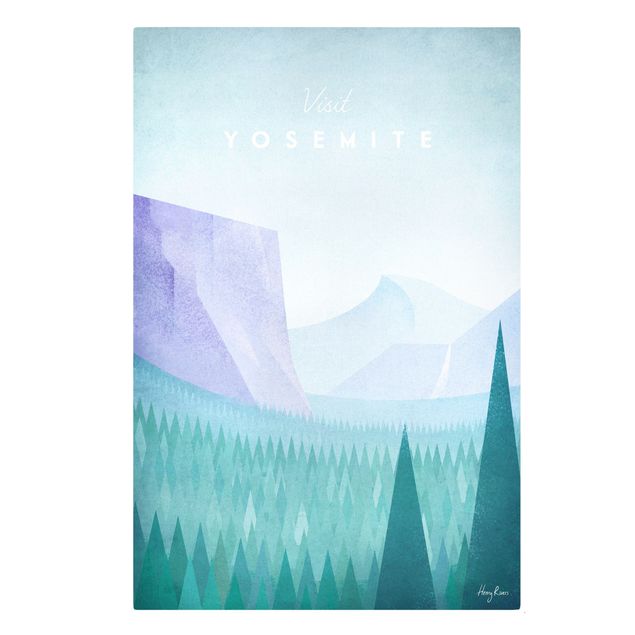 Tavlor landskap Travel Poster - Yosemite Park