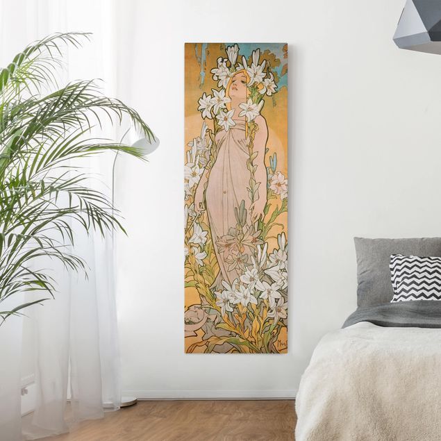 Kök dekoration Alfons Mucha - The Lily