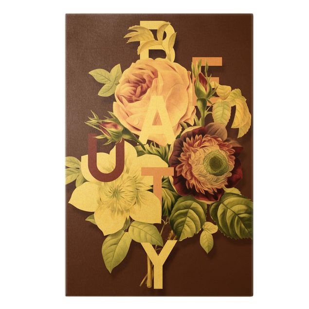 Tavlor Floral Typography - Beauty