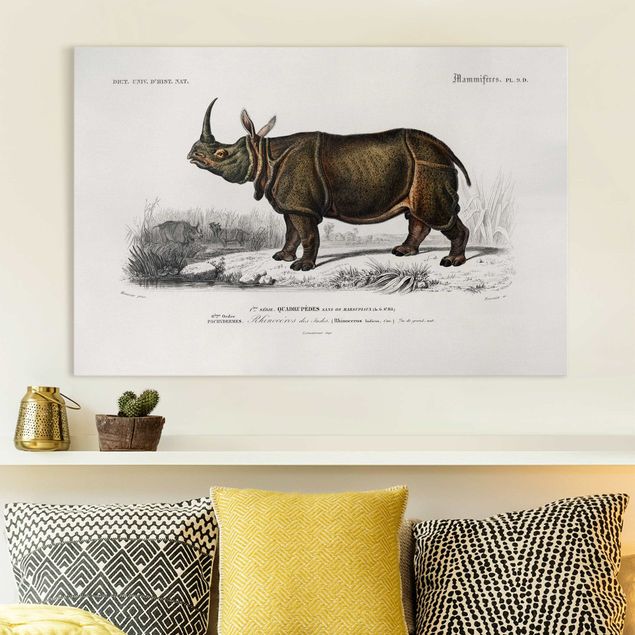 Kök dekoration Vintage Board Rhino
