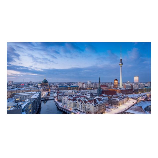 Tavlor arkitektur och skyline Snow In Berlin