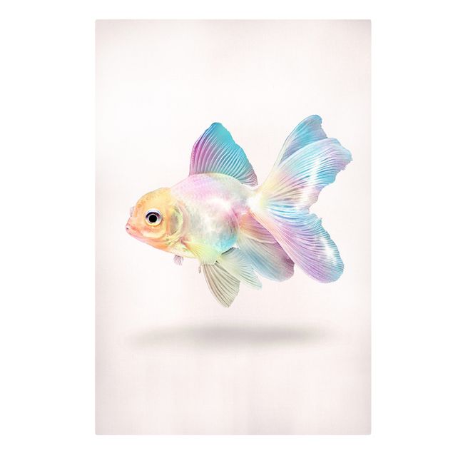 Tavlor konstutskrifter Fish In Pastel