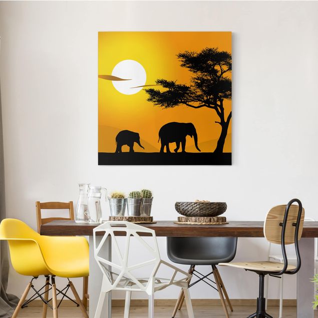 Kök dekoration African Elephant Walk