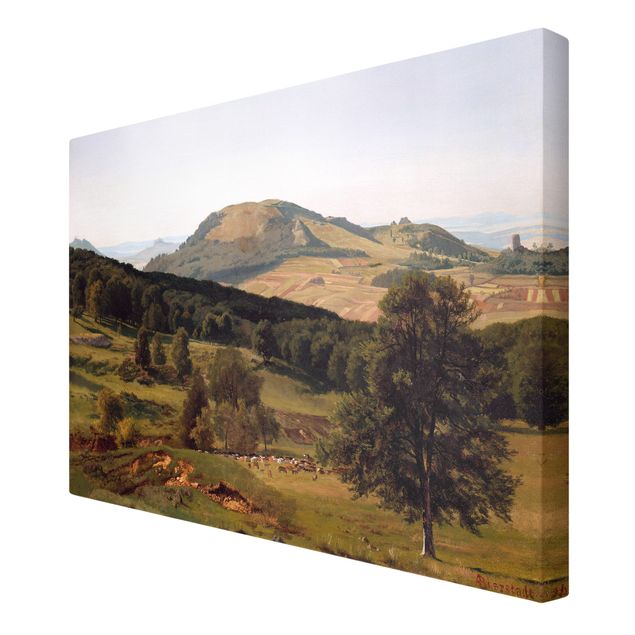 Tavlor träd Albert Bierstadt - Hill and Dale