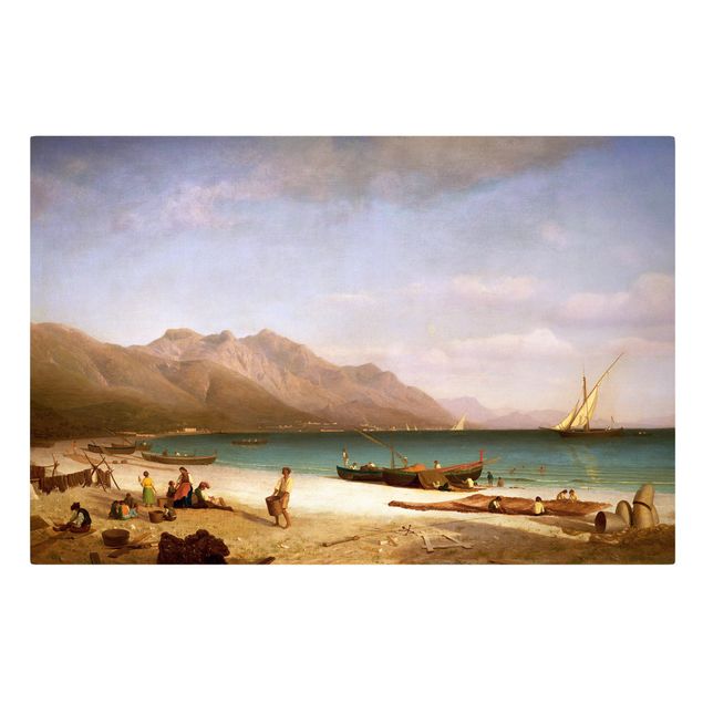Konstutskrifter Albert Bierstadt - Bay of Salerno