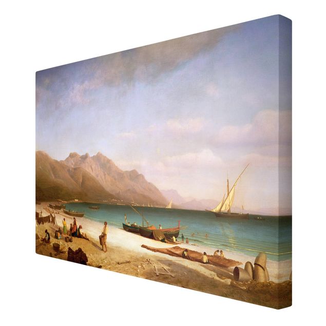 Konststilar Albert Bierstadt - Bay of Salerno