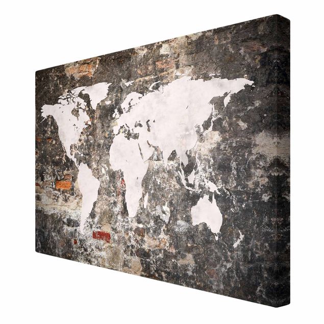 Tavlor Old Wall World Map
