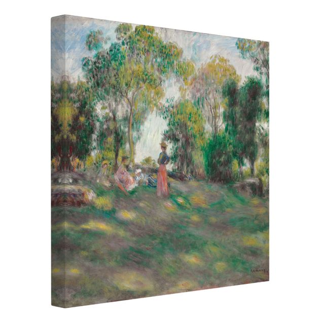 Konststilar Auguste Renoir - Landscape With Figures