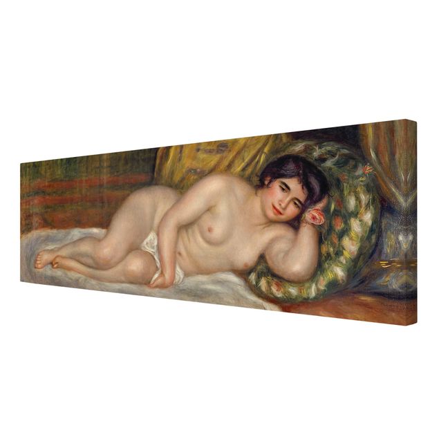 Canvastavlor konstutskrifter Auguste Renoir - Lying female Nude (Gabrielle)