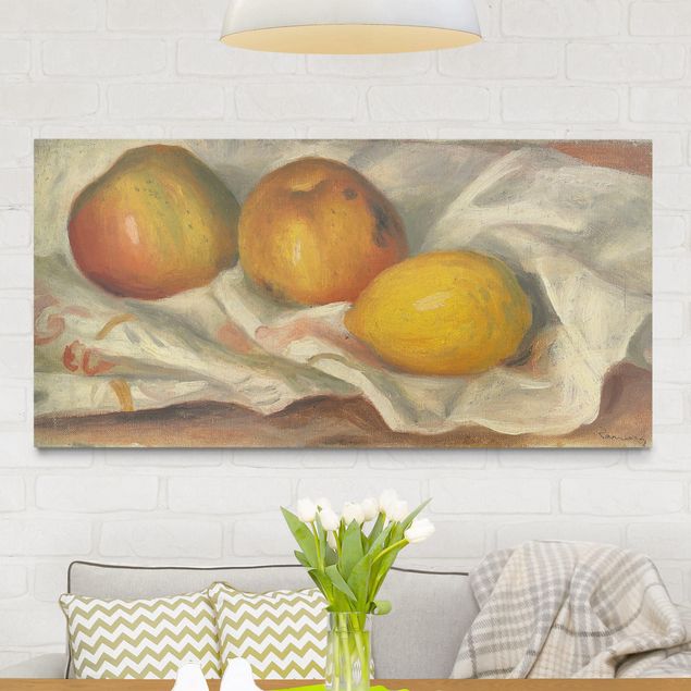 Kök dekoration Auguste Renoir - Two Apples And A Lemon