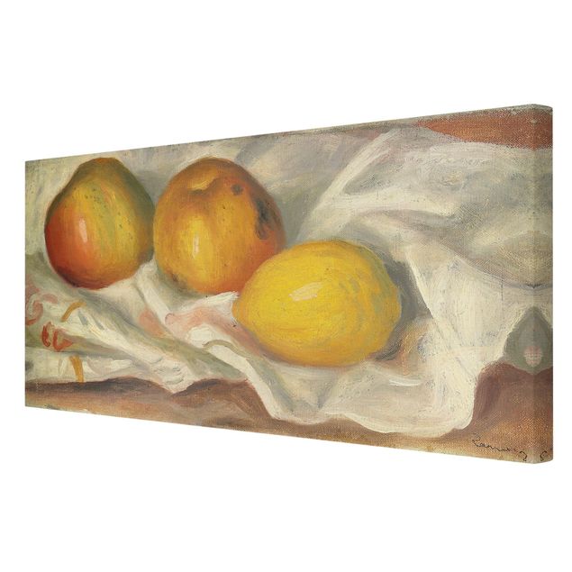 Tavlor frukter Auguste Renoir - Two Apples And A Lemon