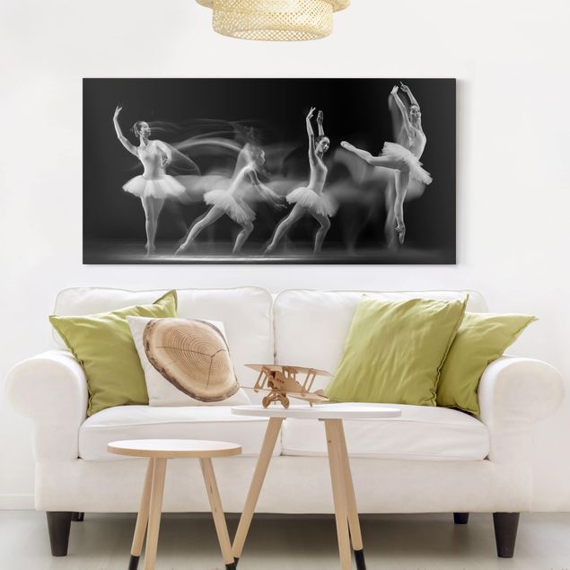 Tavlor porträtt Ballerina Art Wave