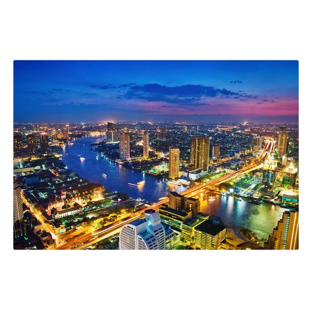 Tavlor arkitektur och skyline Bangkok Skyline