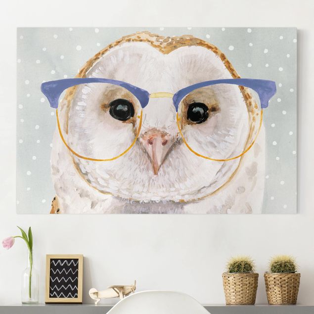 Inredning av barnrum Animals With Glasses - Owl