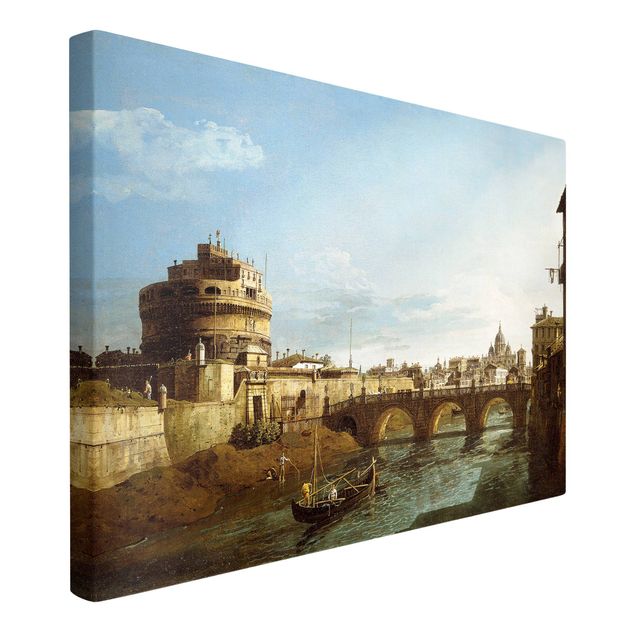 Konststilar Post Impressionism Bernardo Bellotto - View of Rome looking West