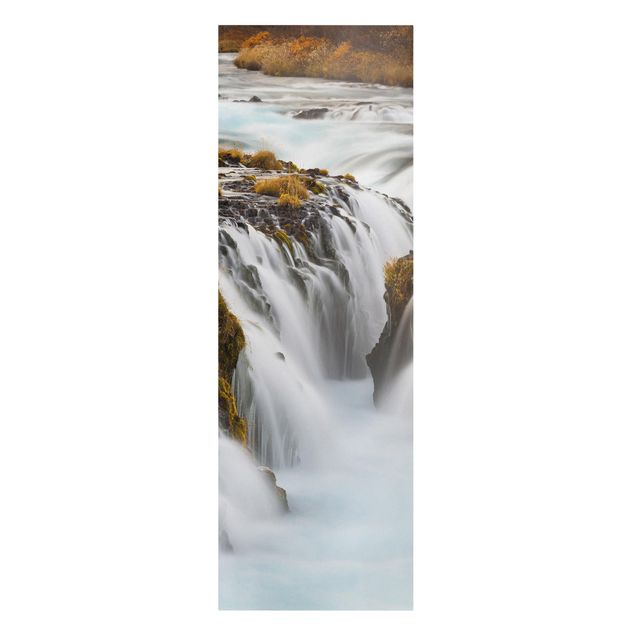 Canvastavlor Arkitektur och Skyline Brúarfoss Waterfall In Iceland