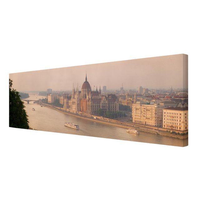 Canvastavlor Budapest Skyline