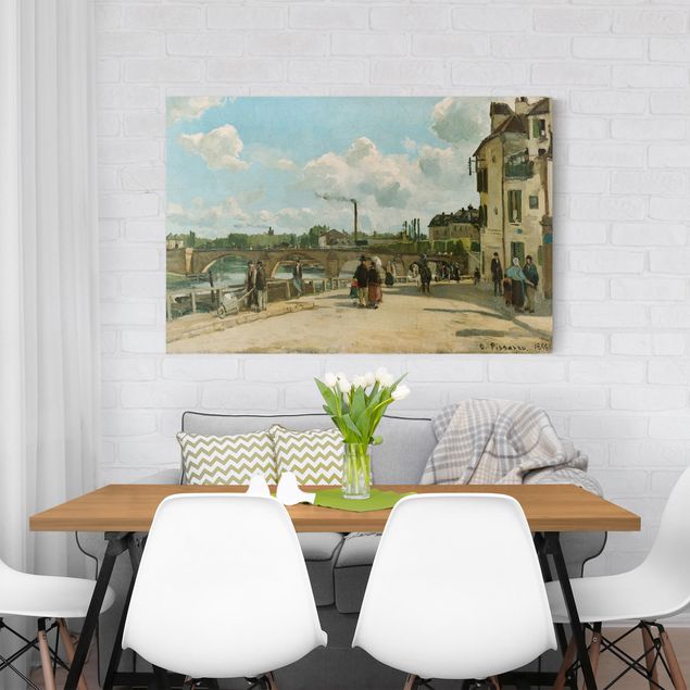 Konststilar Pointillism Camille Pissarro - View Of Pontoise