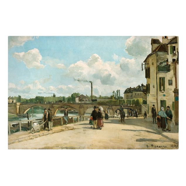 Konststilar Romantik Camille Pissarro - View Of Pontoise