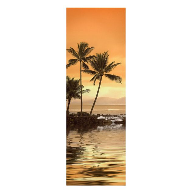 Tavlor landskap Caribbean Sunset I