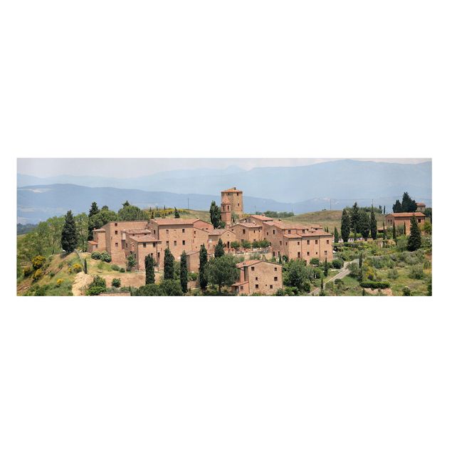 Canvastavlor Arkitektur och Skyline Charming Tuscany