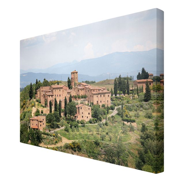 Canvastavlor Arkitektur och Skyline Charming Tuscany