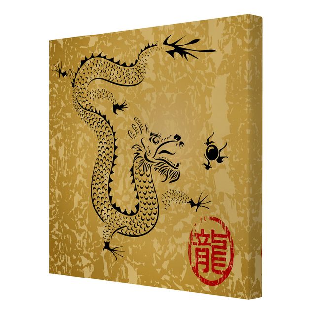 Canvastavlor Chinese Dragon