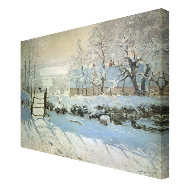 Tavlor träd Claude Monet - The Magpie
