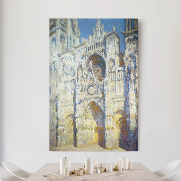 Kök dekoration Claude Monet - Portal of the Cathedral of Rouen