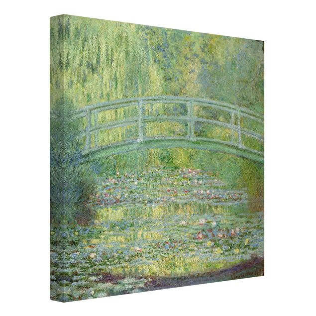 Canvastavlor hundar Claude Monet - Japanese Bridge