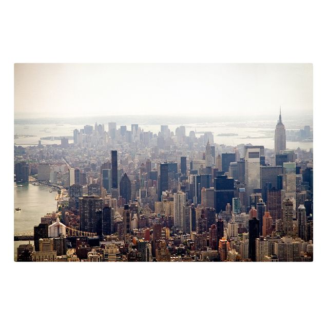 Tavlor arkitektur och skyline Morning In New York