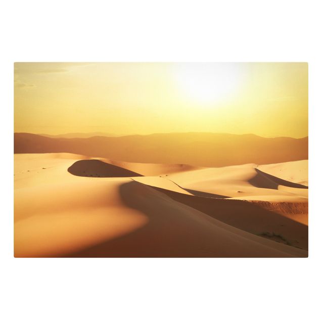Canvastavlor landskap The Saudi Arabian Desert