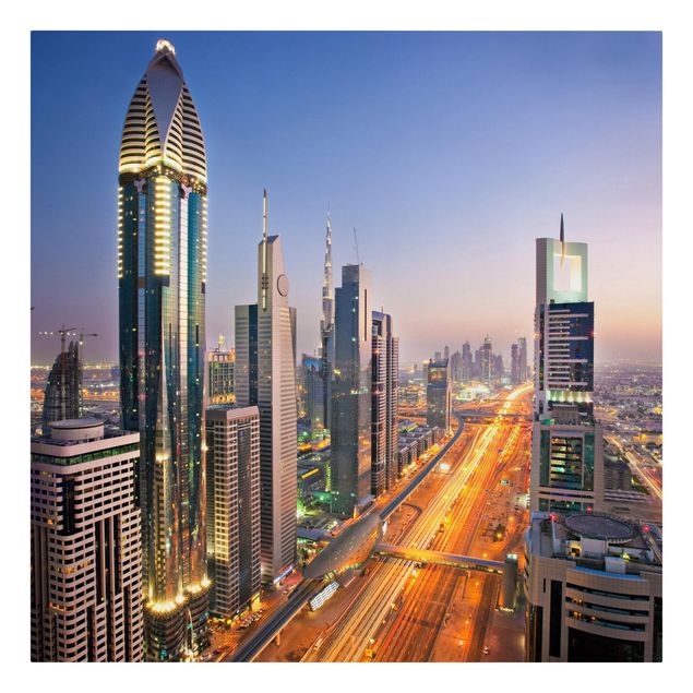 Canvastavlor Arkitektur och Skyline Dubai