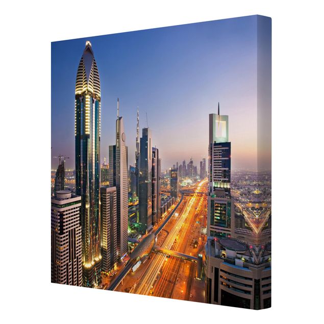 Tavlor arkitektur och skyline Dubai