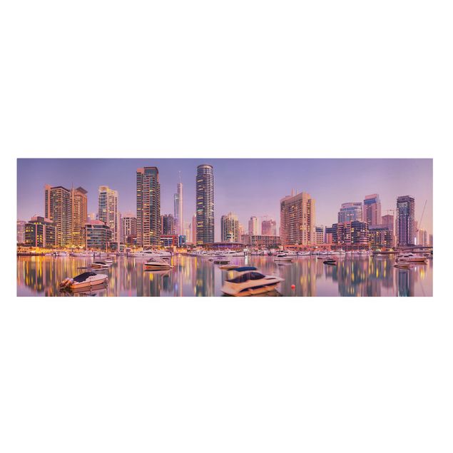 Canvastavlor Arkitektur och Skyline Dubai Skyline And Marina