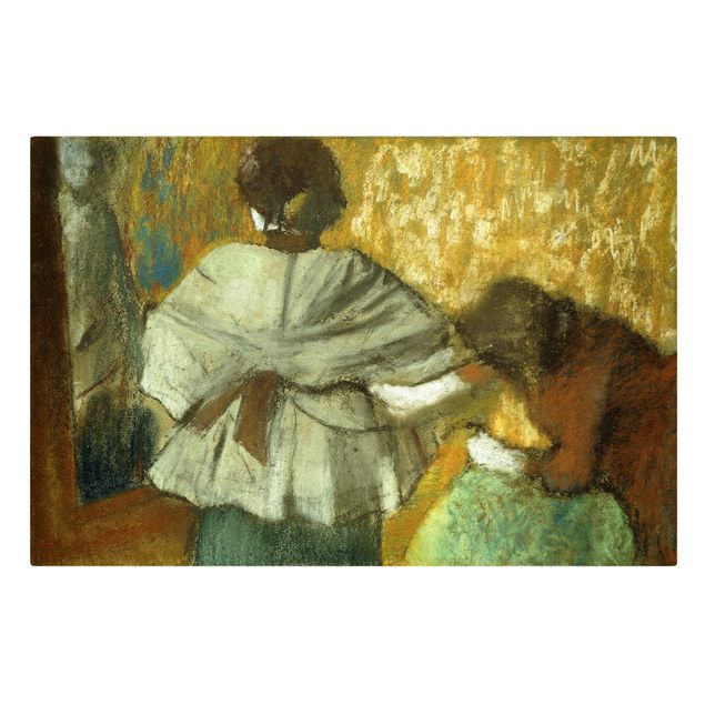 Canvastavlor konstutskrifter Edgar Degas - milliner