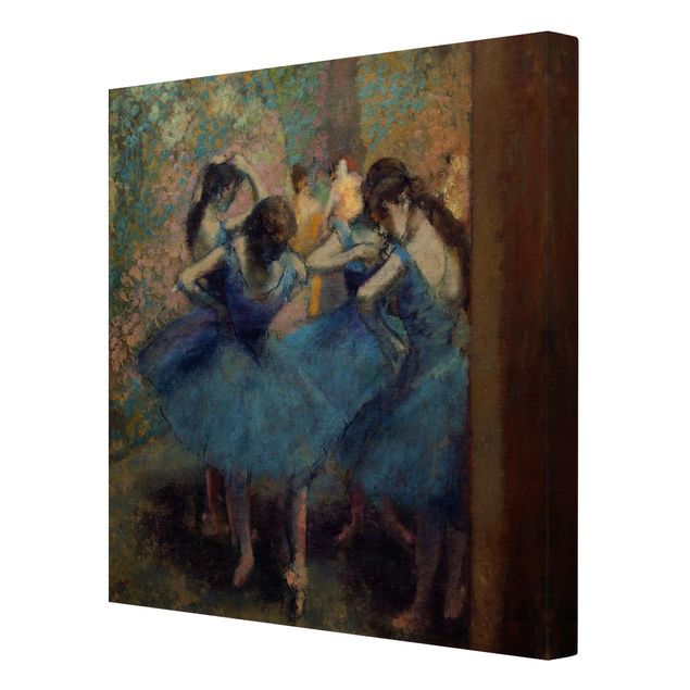 Canvastavlor konstutskrifter Edgar Degas - Blue Dancers