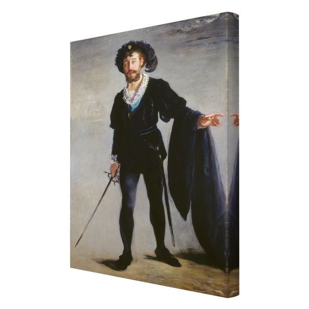 Tavlor konstutskrifter Edouard Manet - Jean-Baptiste Faure in the Role of Hamlet
