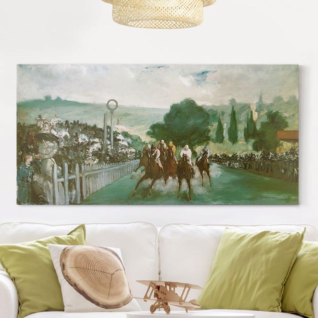 Kök dekoration Edouard Manet - Races At Longchamp