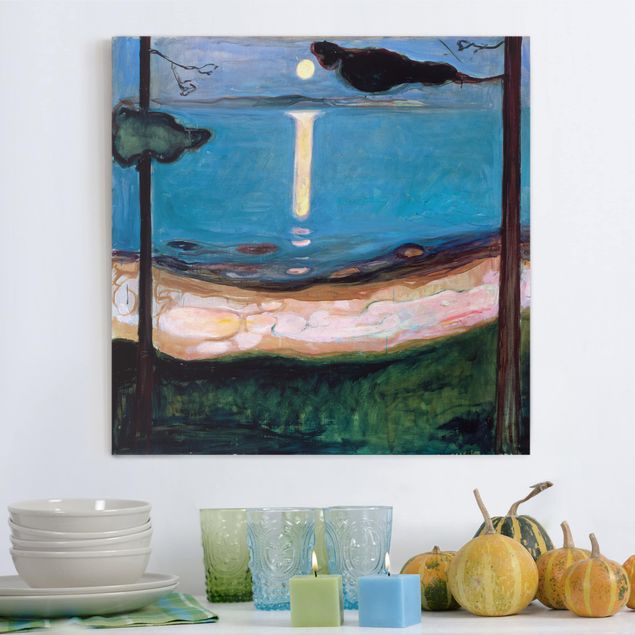 Konststilar Expressionism Edvard Munch - Moon Night